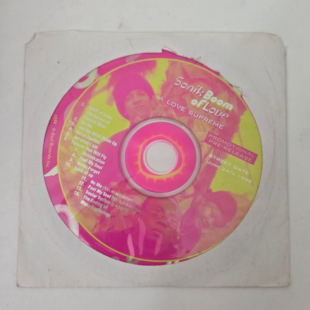 VTG 1998 Sonik Boom Of Love A Love Supreme Promo Pre Release CD NSoul Records